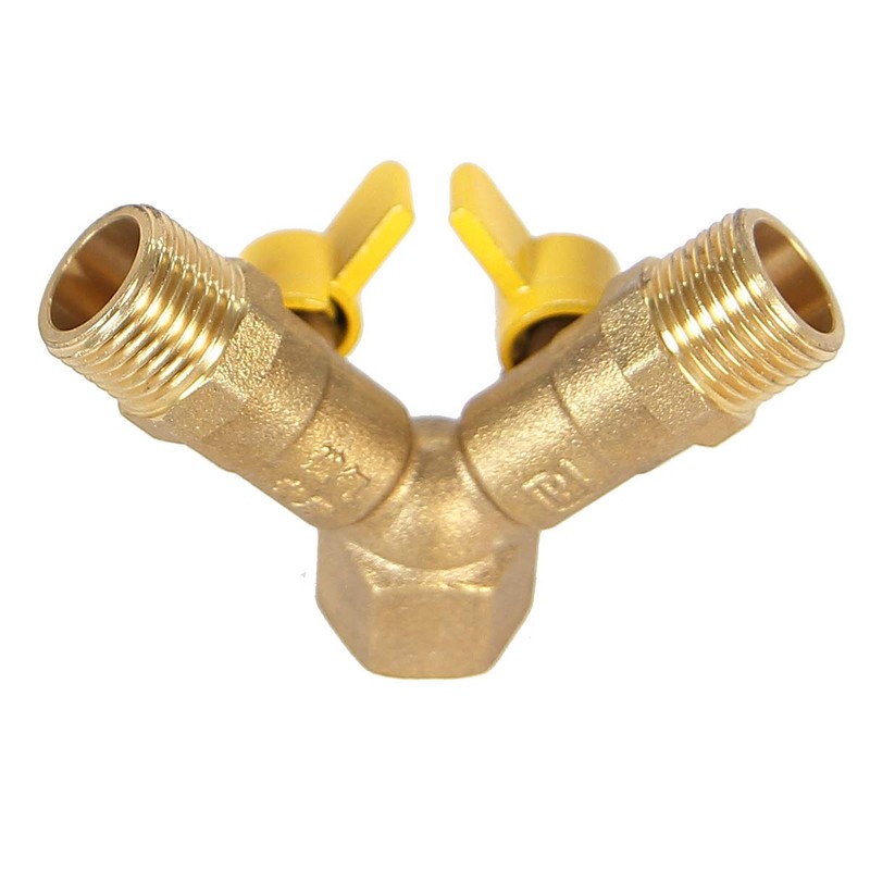 Soytich YV08 2-Way Y-Splitter for Inlet Hoses, 1/2 Inch Male