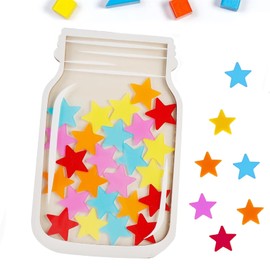 MAITING Magnetic Reward Jar, Magnetic Star Reward Jar Classroom, Behavior Management Classroom Tools, Reward Jar System for Classroom Home, Magnetic Reward Jar for Classroom Board