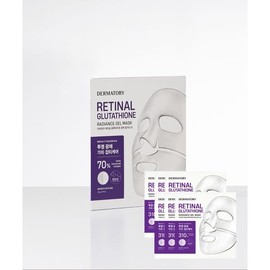 Meoncell DERMATORY [6pack] Retinal Glutathione Radiance Gel Mask C / 메온셀 DERMATORY [6pack] 레티날 글루타치온 광채 겔 마스크 C