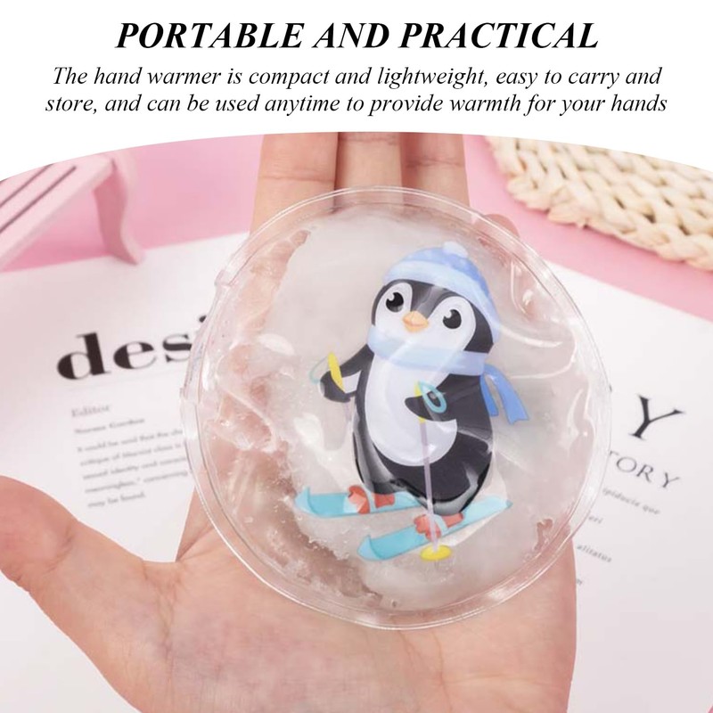 5 Pieces Penguin Pattern Hand Warmers, Winter Warmth Supplies, Portable