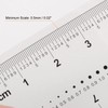 sourcing map Films Flexible Ruler 8 Inch 0.5 mm Scale