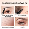 LAVONE Eyebrow Pen,2-IN-1 Dual-ended Waterproof Eyebrow Pencil,with 4 Tip Microblading