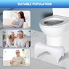 STARWISH Toilet Stool for The Bathroom, Squatting Position Helps Improves