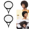 2 Pcs Twist Comb, Curling Hair Brush Afro Curl Comb