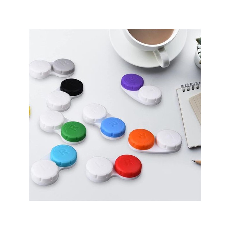 B62B-36PCS 콘택트 렌즈 케이스, 침수 키트, 야외 미니 나사 상단에