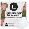 L. Ultra Thin Liners for Women, Regular Coverage, Cotton Top