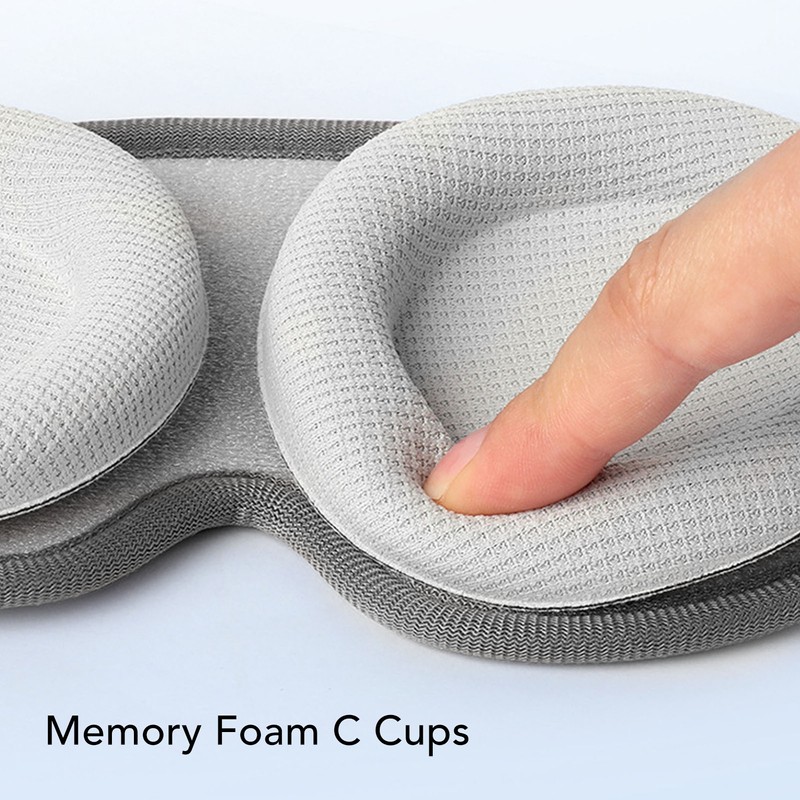 Light Blocking Eye Cover for Side Sleeper Zero Eye Pressure