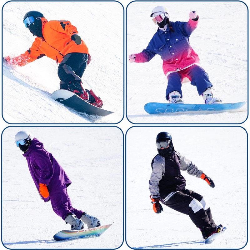 3 Pairs of Snowboard Ankle Straps Replacement - Binding for