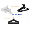 Unbranded Plastic Hangers HD Heavy Duty, 16 Pcs. Black Color,
