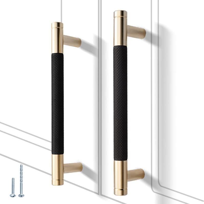 Guoharda 12 Pack 5 Inch 128 mm Knurled Cabinet Handles