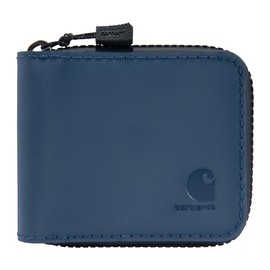 Carhartt Men's Durable Water Repel Wallet, Available in Multiple Styles and Colors, Dark Blue (Zipper Wallet), One Size, Durable Water Repel Wallet, Available in Multiple Styles and Colors