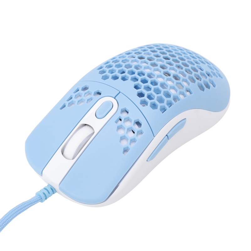 RGB Mouse Cellular Hollow Design Lightweight Wired Backlight 12000DPI 6