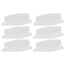PATIKIL 3 Inch File Folder Labels, 48pcs File Folder Tabs with Inserts Labels Plastic Clear for Hanging File Binders Quick Identification Organizer, Clear Slot