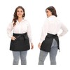 Jaspfct Server Aprons Plus Size W 3 Pockets - Half