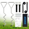 Kohree RV Awning Tie Down Kit, Heavy-Duty Camper Awning Anchors