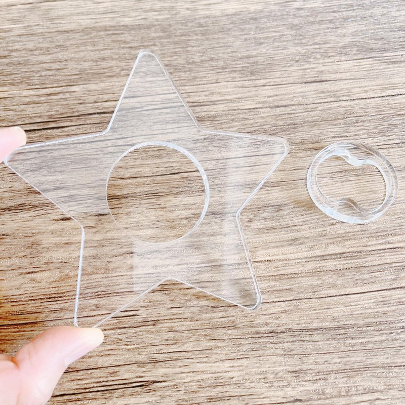 Star Shape Acrylic Bottle Opener Templates, Woodworking Router Template, Router