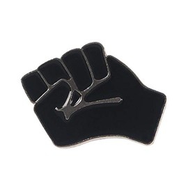 Red Raised Fist of Solidarity Pins Badges Brooches Enamel Lapel Pin Backpack Bag Accessories Gift for Women Girls Partner Frien