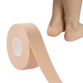 PHINGEER Foot Care Tape, 2 Roll Waterproof Wear-Resistant Foam Anti-Slip Breathable Sticker, Heel Protectors for Blisters and Chafing