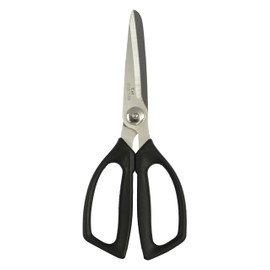 KAI Select japanische Küchenschere mit Microverzahnung , schwarz mit einer Gesamtlänge von 21,5 cm - Schneide 7,5 cm - Premiumqualität Universalschere Schere Küche