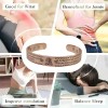 2 PZ Brazaletes Magnéticos De Cobre Puro Ajustables Para Hombre
