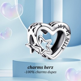 Purhole Dupes Moments Charm Pendant Silver 925 Bracelet Charms, Sterling Silver
