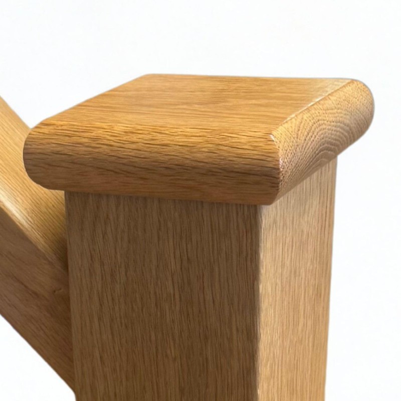 Jackson Woodturners Oak Flat Newel Cap – 27.5mm x 105mm
