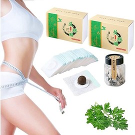 100% Pure 60pcs Mugwort Navel Sticker,Wormwood Belly Patch.Traditional Ancient Healthy
