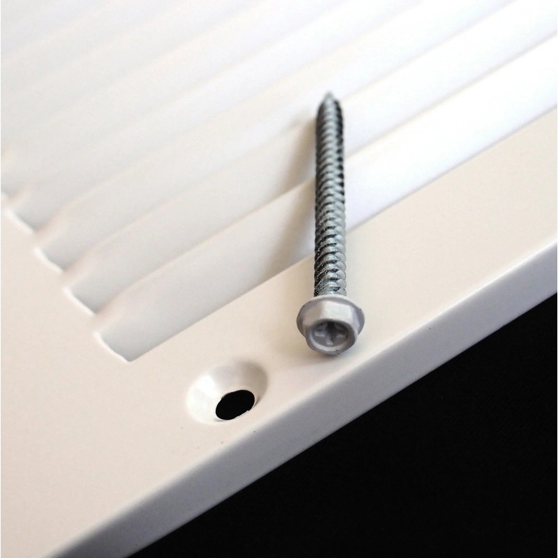 HVAC Premium 6'' x 25'' [Duct Opening] Flat Stamped Steel