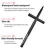 10PCS Brown Automatic Waterproof Inner Eyeliner, Eyeshadow & Eyebrow Pencil