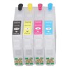 4 Colors Ink Cartridge with Permanent Chip Refill Printing Boxes