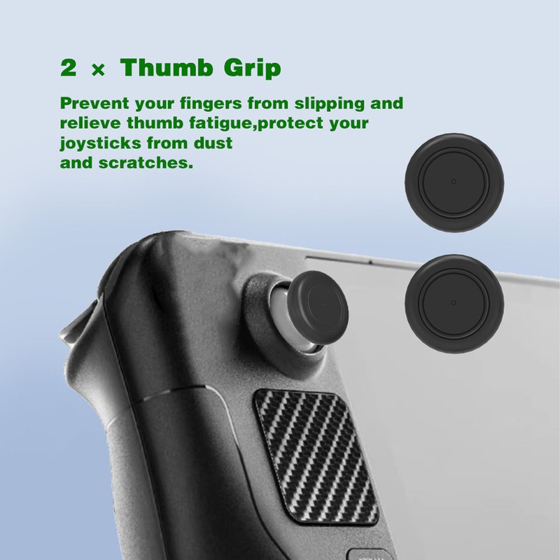 Back Button Enhancement Set Silicone Thumb Grip Caps Touchpad Protect