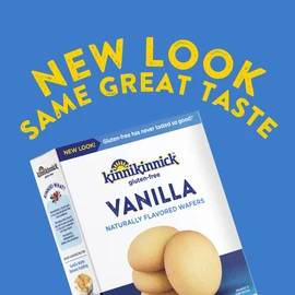 Kinnikinnick - Vanilla Wafers - Gluten Free, Allergy Friendly Cookies - 6.3 oz. Boxes - 2 Pack