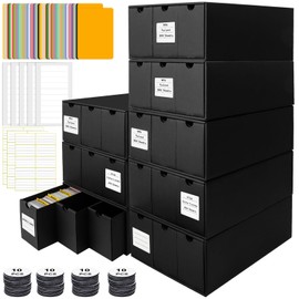 Toploader Storage Box for 3" x 4" 35pt Rigid Card,Holds 2600+ Toploaders,Trading Card Organizer with 24 Drawer Box,72 Dividers,3 Label and 5 Tapes,Perfect Top Loaders Holder and Sports Card Storage