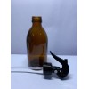 Meliars Botella Cristal 250 Ml Ambar Con Bomba Atomizadora (10