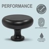 Waziaqoc 10 Pack Matte Black Kitchen Cabinet Knobs, Stylish Dresser