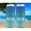 Beach Theme Can Cooler Sleeve Summer Vibes Vacay 24-Pack Ultra