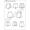 Simplicity 1370 Women's Shorts, Skorts, and Skirt Sewing Patterns, Sizes