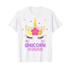 Unicorn Squad Shirt, Funny Gift for Girl kids Women Maglietta