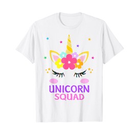 Unicorn Squad Shirt, Funny Gift for Girl kids Women Maglietta