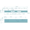 FEPS Lock Angle Strike Plate FE-RS004 50 x 25 x