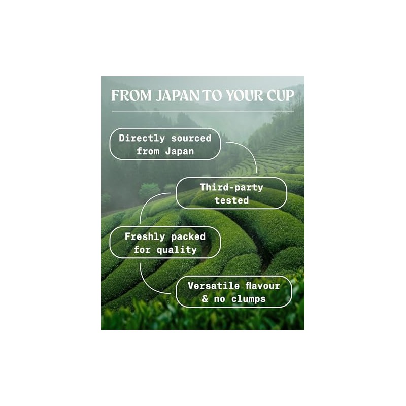 NaturaleBio Organic Matcha Green Tea Powder - Premium Quality