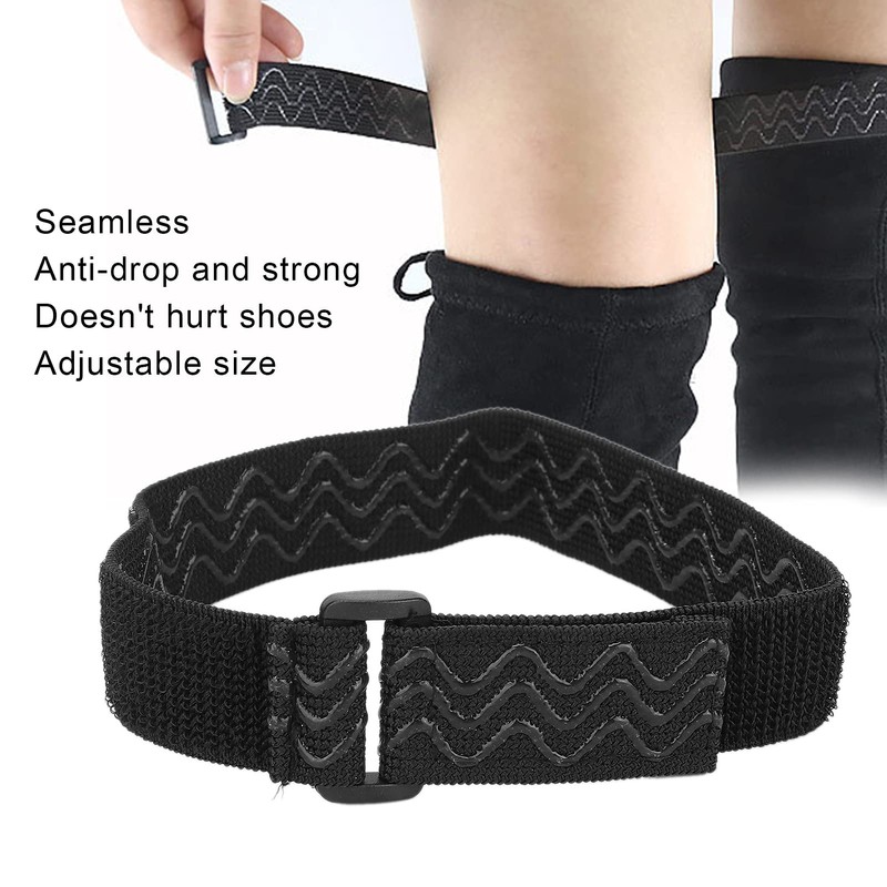 Knee boots straps, 2 pieces Knee boots women anti-slip boots