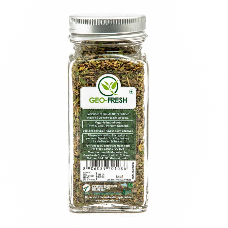 Geo-Fresh Organic Italian Seasoning (0.53, Ounces)