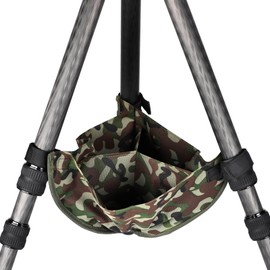 SUNWAYFOTO TSB-02 Tripod Weight Bag Heavy Duty Camouflage Sandbag Butler Bag on Tripod Legs Camouflage, Green, Sporty