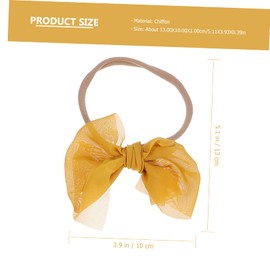 Baluue 5pcs Bowknot Headbands for Toddlers Accessories Grey for Showers Birthdays Family Photos