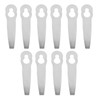 10 Pcs Lawn Mower Metal Blade Replacement Mowing Blade for
