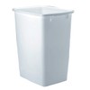 Rubbermaid FG280500WHT 21 Qt White Wastebasket