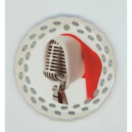 David Bowie Porcelain Merry Christmas Ornament - Double Sided