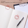 100 Pcs Paper Clip Cute Fruit Shaped Electroplated Metal Decorative