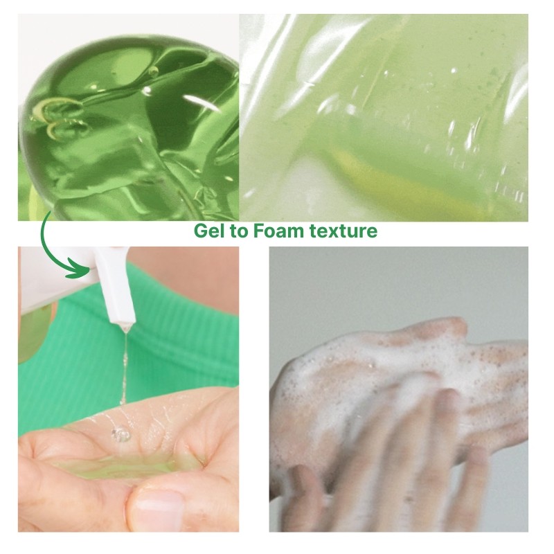VEGANIFECT Clean And Glow Green Barley Gel Cleanser 205ml